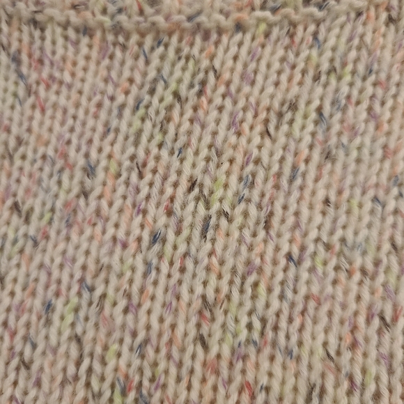 Loft multi color  crew neck sweater - Picture 2 of 4